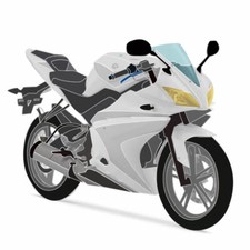 Unpainted 21 Piece Fairing Kit for Yamaha YZF-R125 2008-2013 (RE06)