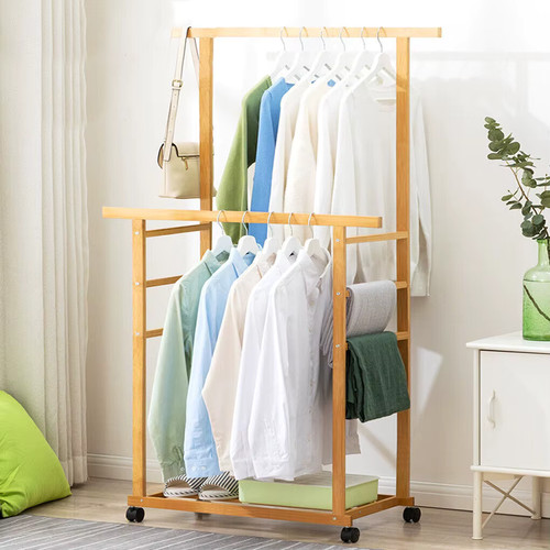 Heavy duty double clothes rail - duty,