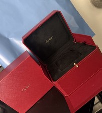 Cartier Red Leather Watch Box