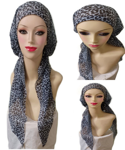 Fancy pre tied scarf chemo - scarf,