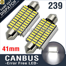 For Vauxhall Vivaro Interior White LED Light Bulb Festoon Canbus Error Free SMD