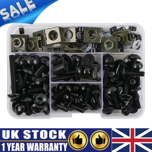 Black fairing bolts screws - fairing, kit