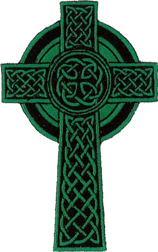 Celtic cross - celtic, (green)