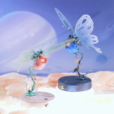 ROKR 3D Metal Puzzles Mechanical Butterfly Model Kit DIY Builidng Toy Xmas Gifts