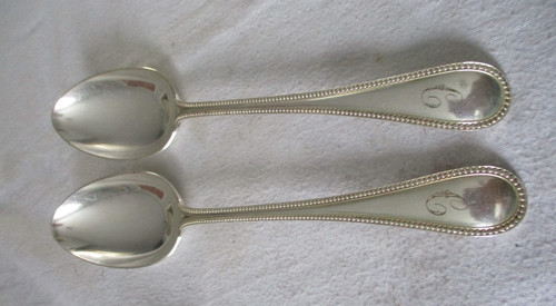 Vintage silverplate bead - silverplate,