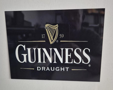 Guinness draught metal sign A4