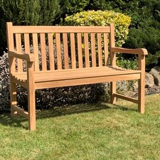 Teak garden bench - garden,