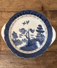 Vintage Booths Real Old Willow 25cm Cake Plate A8025