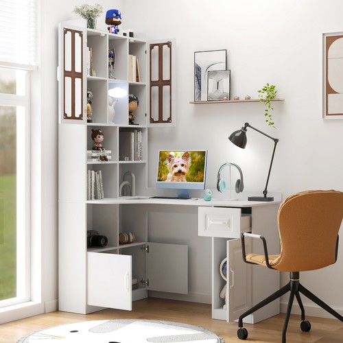 Shaped corner computer desk - l-shaped,
