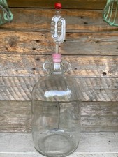 Demijohn vintage bottle. Home
