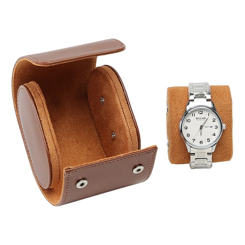 Leather watch storage - leather, box