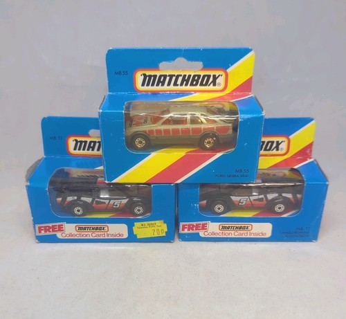 Vintage 80s matchbox lot 3x - vintage, of