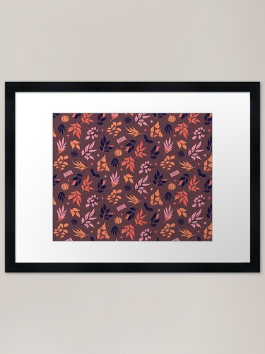Botanical pattern with subtle - with,