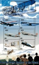 Niue 2003 - Aviation 100 Years Wright Brothers - Sheet of 6 - Scott 780 - MNH