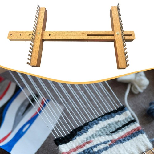 Portable wooden weaving loom - portable,