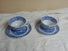 Spode Blue Italian Large Tea 2