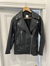 H&M Size XS (6-8) Black Faux