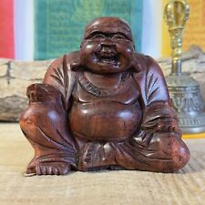Hand carved Laughing Buddha Statue 11cm