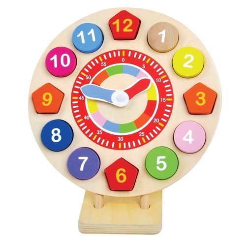 Jumini wooden clock - jumini, learn
