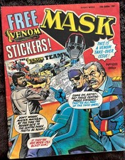 Mask - This Is A Venom Take-Over - Issue No. 28 - Oct 87 - includes rare poster