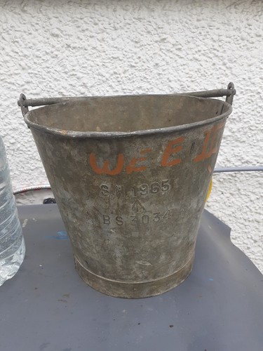Vintage galvanised metal - vintage,