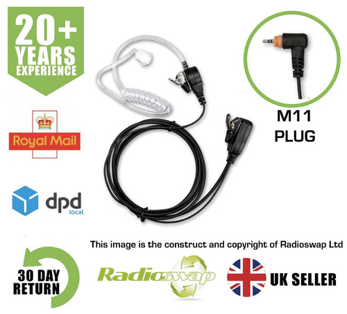 Covert earpiece with mic - mic, ptt