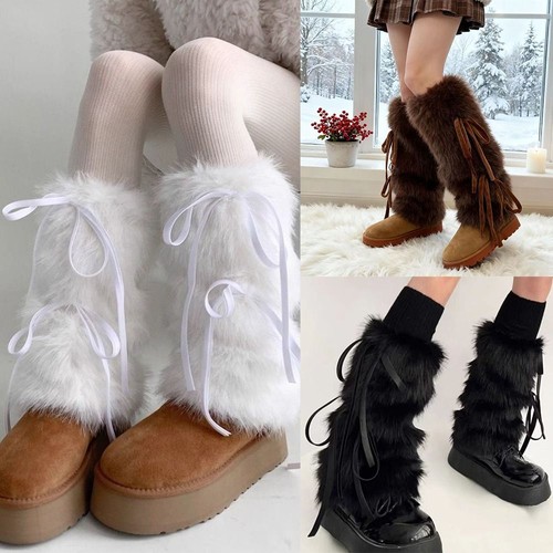 Bowknot ribbon boot - ribbon, cuffs