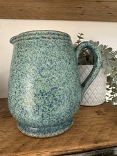 Langley Pottery Jug Vase Blue