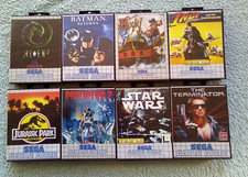 🔥Sega game gear 8 game Ultimate movie bundle Hook, Alien 3, St Wars, Terminator