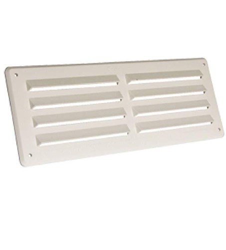 White plastic louvre - 3",