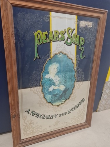 Large framed pears - framed, soap