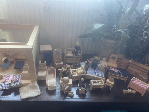 Large wooden dolls - wooden,