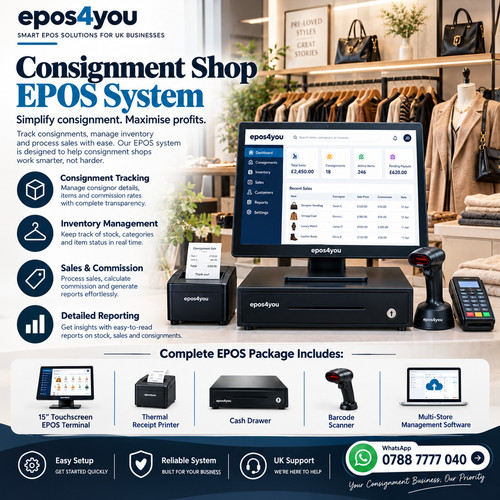 Consignment shop epos system - shop,