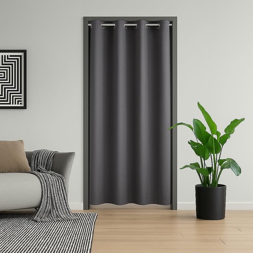 Blackout door curtain inch - 80,