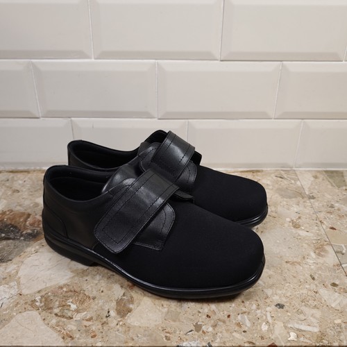 Cosyfeet mens extra wide - wide, black