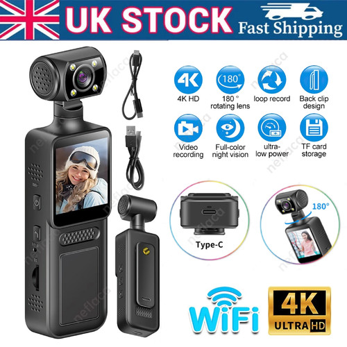 Pocket action camera - 4k,