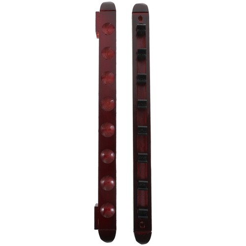 Decorative pole rack wood cue - rack,