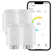 4PCS SONOFF TRVZB ZigBee Thermostatic Radiator Valve Smart Home Thermostat