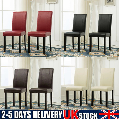 Set faux leather dining - 2,