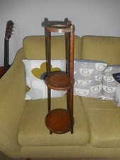 Vintage oak Art Deco tapering