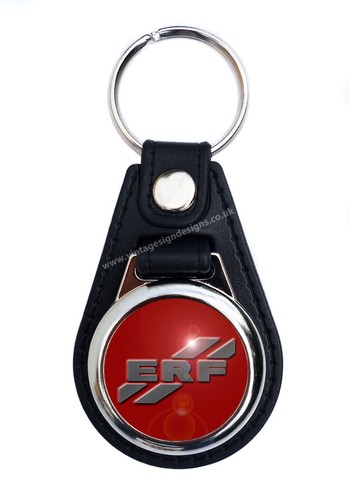 Erf trucks faux leather key - erf,