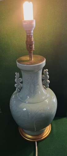 Vintage celadon ceramic - celadon, vase