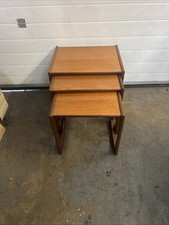 G Plan Mid Century Nest of Tables in Teak Retro 1970s Scandinavian Design