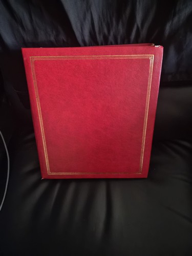 Large red self adhesive photo - red,