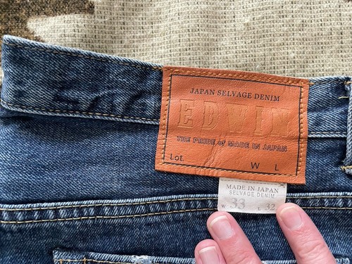 Edwin esc33m selvedge tapered - edwin,