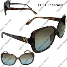 Foster Grant Women’s Tortoise Shell DG1118 Designers Large Lens Sunglasses #218
