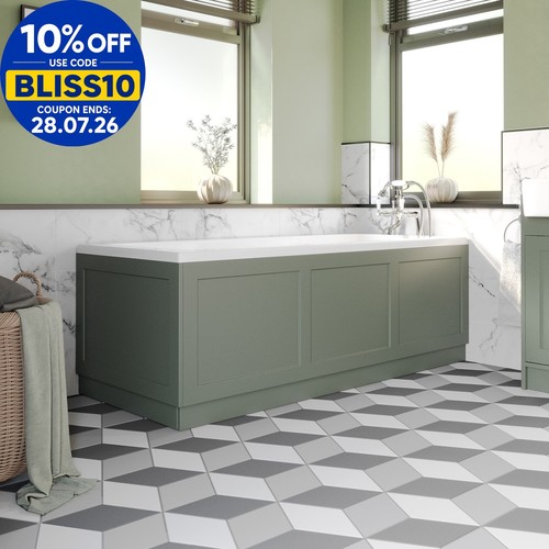 1700mm front bath - 1700mm, panel
