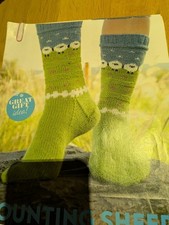 Sheep Socks Knitting Pattern.