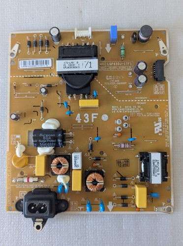Power supply board led - power, 43"