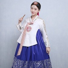 Multicolor Traditional Hanbok Dress Costume Korea Traditional Costume Party